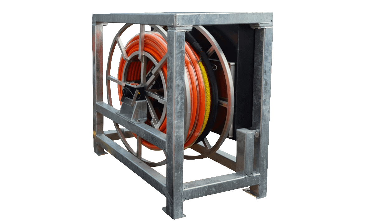 Metal Cable on the Winch Reel for Transportation and Self-pulling Stock  Image - Image of frame, cable: 124926339